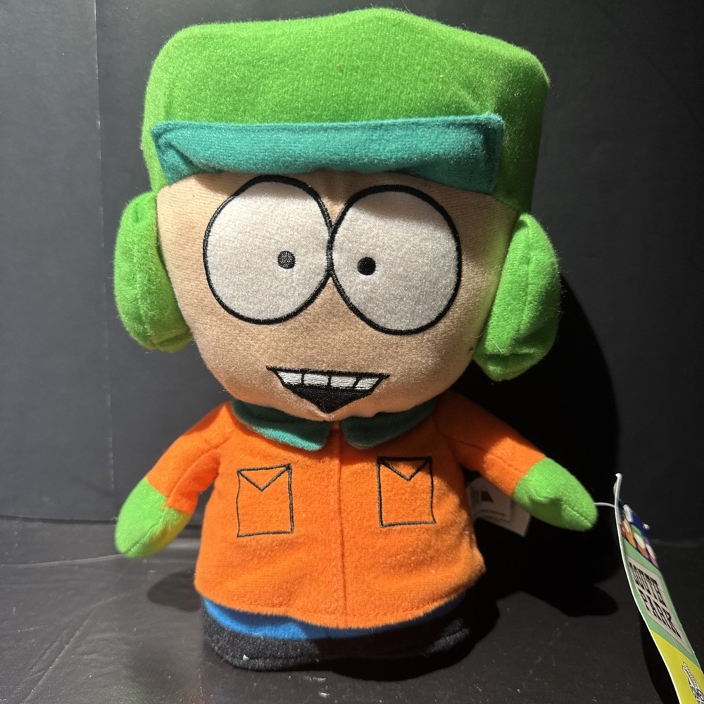 Vintage 2008 South Park Kyle 9.5"‎ Plush Comedy Central Nanco Toy Doll